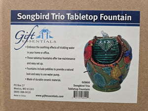 Songbird Fountain Ceramic