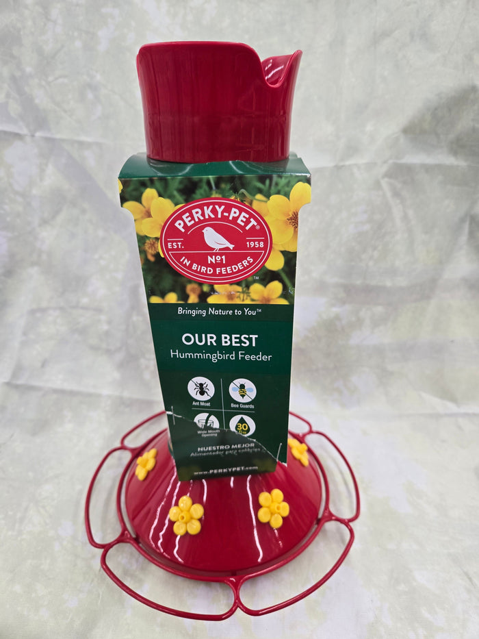 Feeder Hbird Glass Red 30"