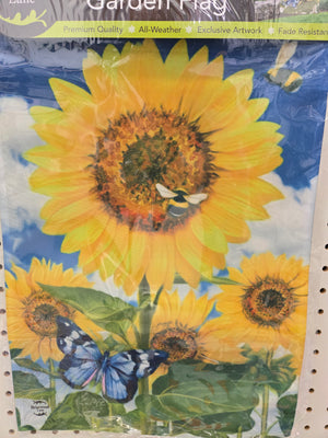 Sunflower & Bees Flag