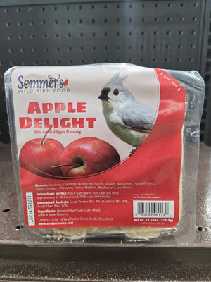 Apple Delight Suet Cake (1 lbs)