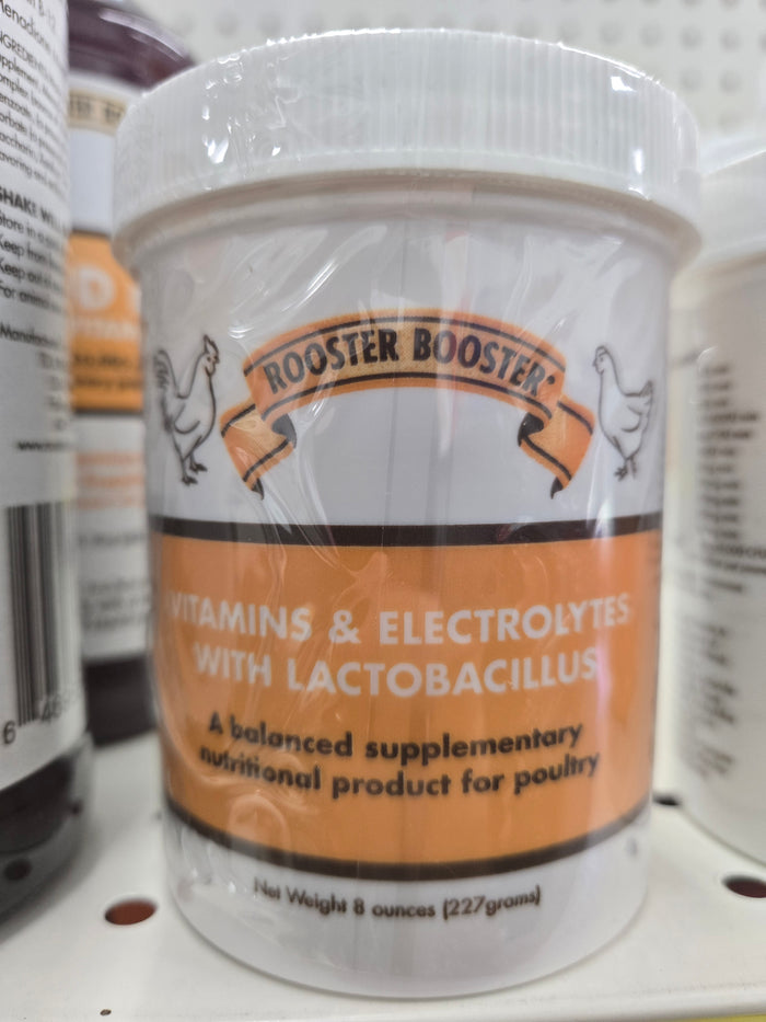 RB Vitam/Electr Vitamins & Electrolytes with Lactobacillus for Poultry 8oz
