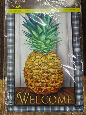 Checkered Pineapple Flag