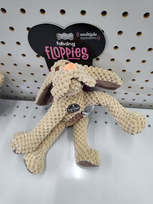 Fab Floppy Dog Toy - Beige Small