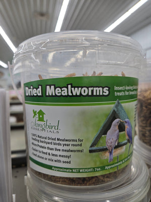 7 oz. Tub of Dried Mealworms for Wild Birds