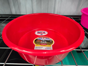 5QT Plastic Feed Tub Red