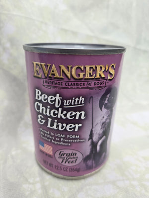 Evanger's Beef, Chicken & Liver Canned Dog Food