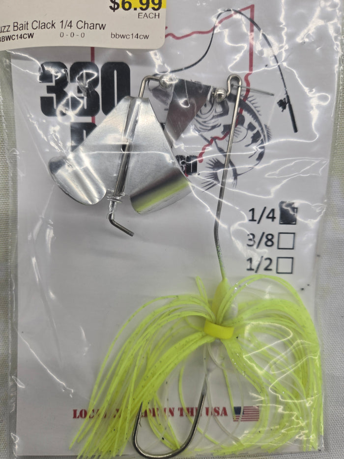 Buzz Bait Clack 1/4 oz Charcoal