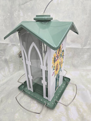 Cottage Metal Bird Feeder