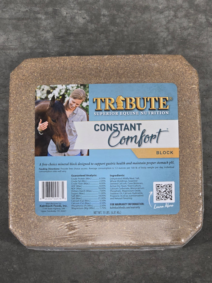 Tribute Constant Com Horse Feed Block