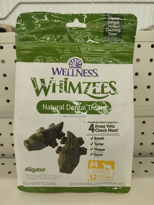 Whimzees Gator Medium - 12 Piece