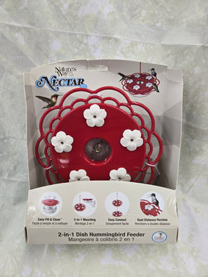 2-in-1 Plastic Dish for Wild Birds