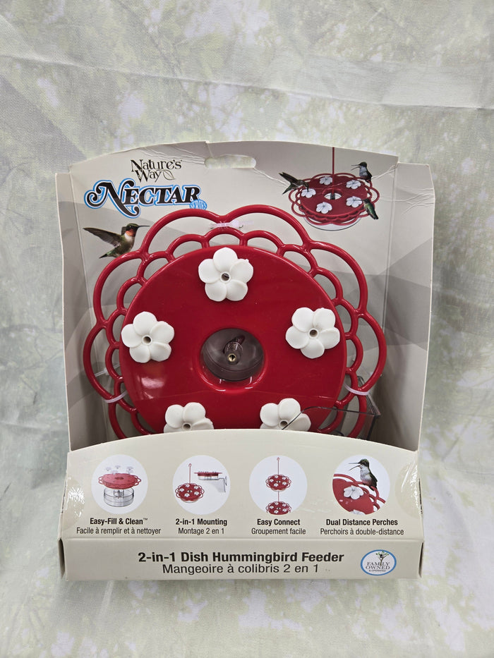 2-in-1 Plastic Dish for Wild Birds