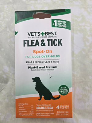 Vet's Best Large Flea and Tick Treatment