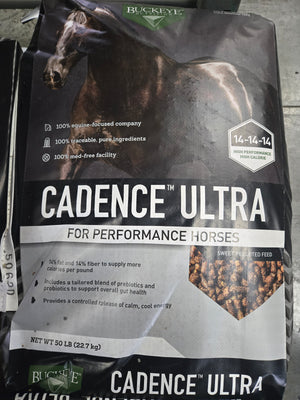 Buckeye Cadence Ultra Horse Feed (50 lbs)