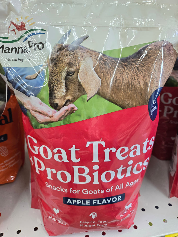 Goat Treats + Probiotics 5# Apple Goat Treats