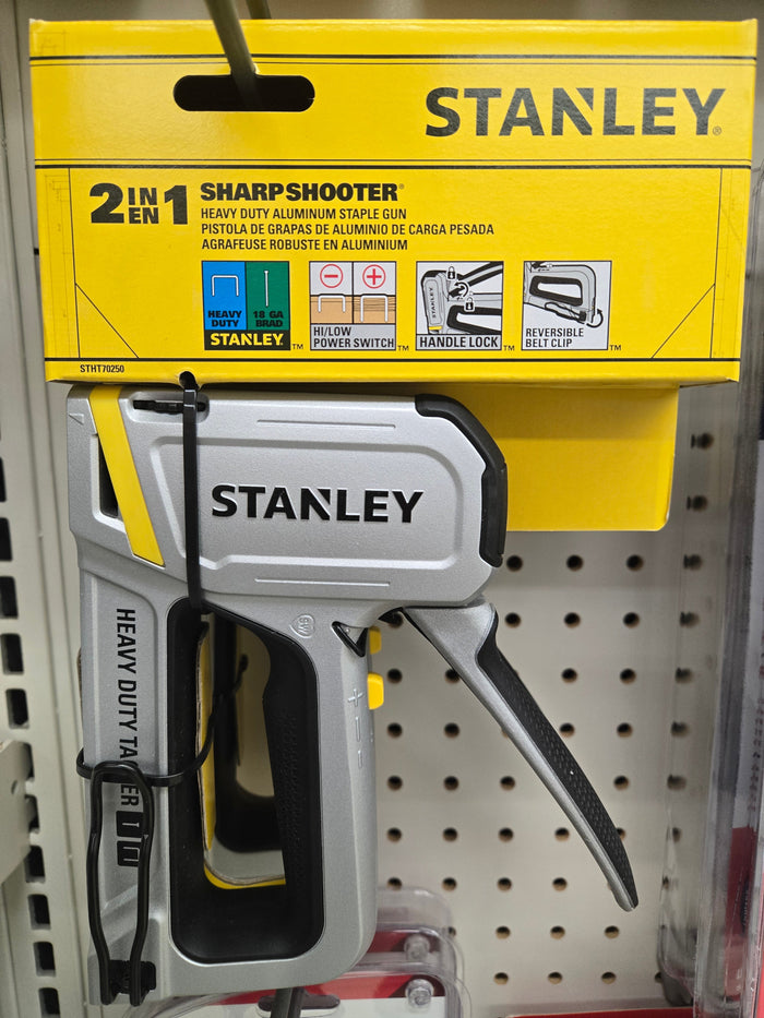 STANLEY STHT70250 Staple Gun, 1/2", 9/16", 5/8" L Leg HD Staple Gun