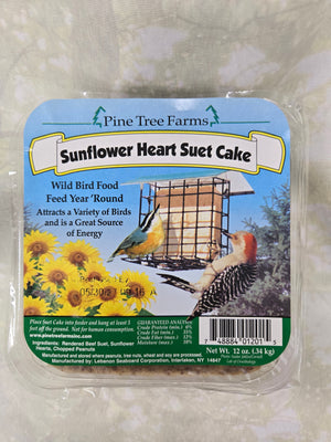 Sunflower Heart Suet Cake (1 lbs)