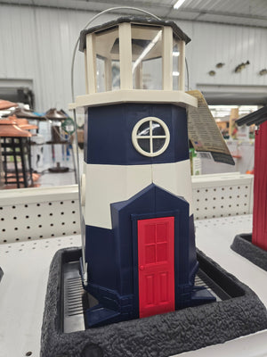 Navy Lighthouse Bird Feeder