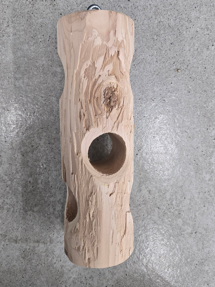 8.5" Cedar Suet Post Wild Bird Feeder