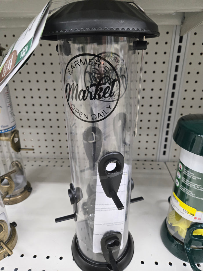 Farmhouse EZ Clean Plastic Bird Feeder