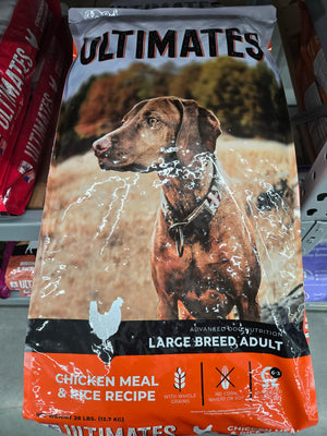 Ultimates 28 lb Large.brd.chicken Dog Food