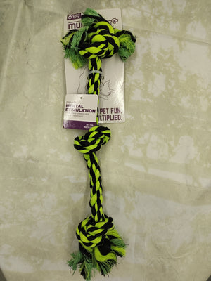 Multi 3 Knt Rope Toy - 15"