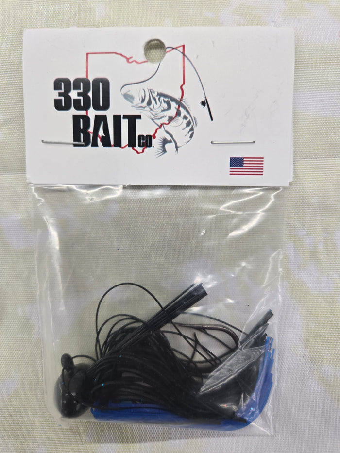 Football Jig 3/4 oz Black/Blue