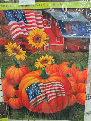USA Pumpkin Flag