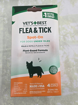 Vet's Best Flea and Tick Small Dog Treatment