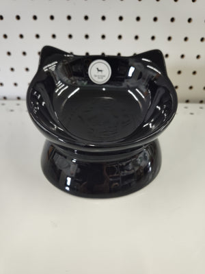 Black Cat Dish 1.5 Cup