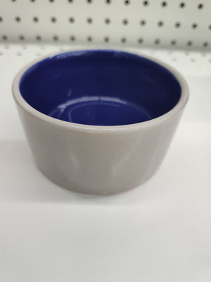 Ceramic Dish Blue 4"