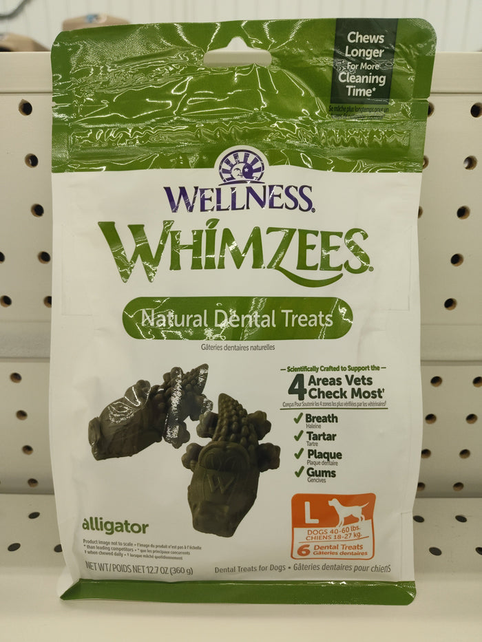 Whimzees Gator Large 6pc