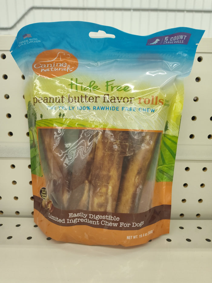 Canine Nat. PB Roll 5 Pack