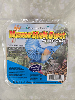 Never Melt Insect Suet for Wild Birds