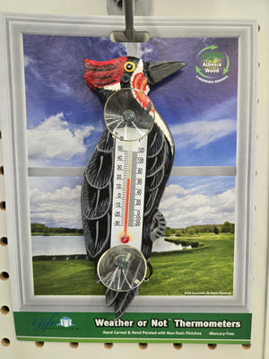 SM Woodpecker Thermometer for Wild Birds