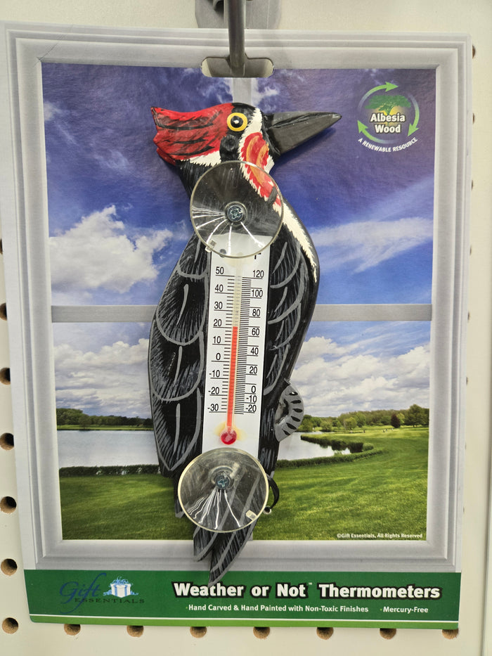 SM Woodpecker Thermometer for Wild Birds