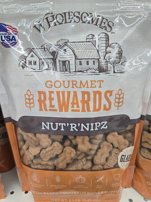 Wholesomes Nut N' Nipz Dog Treats (2 lbs)