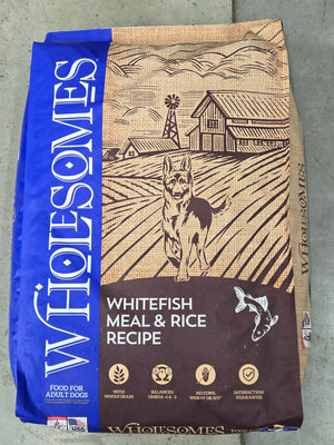 Wholesomes Fish and Rice Dog Food (40 lbs)