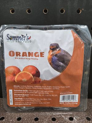 Orange Suet Cake (1 lbs)