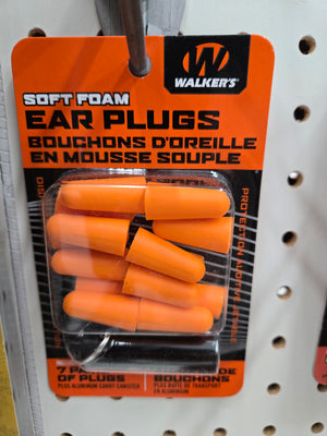 Walkers Orange Foam Plugs