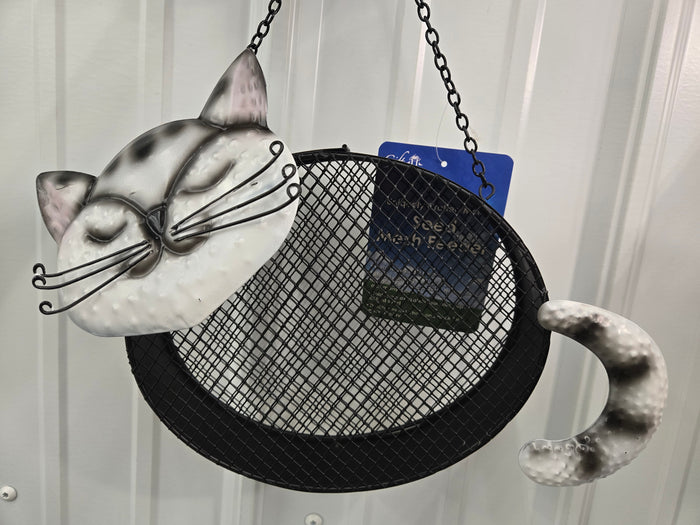 Cat Mesh Bird Feeder