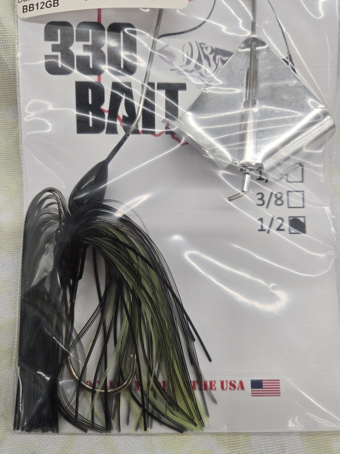 Buzz Bait 1/2 oz Green/Black
