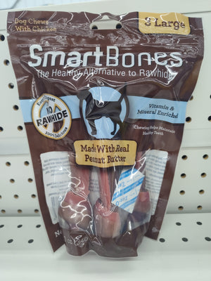 Smartbones Peanut Butter Large 3 Pack