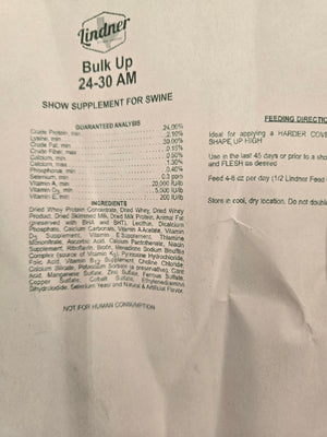Lindner Bulk Up Livestock Feed (25 lbs)