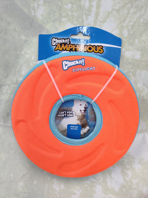Chuckit! 18100 Ahibious Fly Ring Toy, M, Polyester, Assorted
