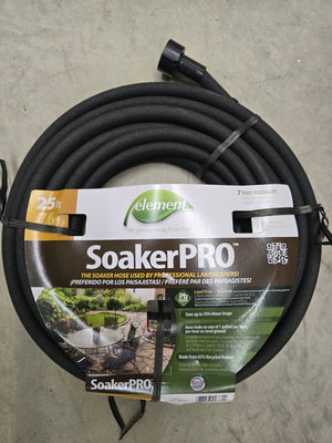Swan ELSP38025 Soaker Hose, Black, 25 ft L, 3/8 In