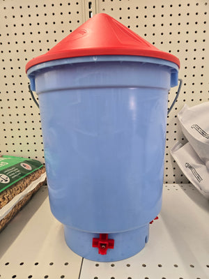 Little Giant DHH3 Deluxe Hen Hydrator, 3 gal Capacity, Blue, Hanging Mounting