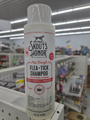 Flea and Tick Shampoo, 16 oz