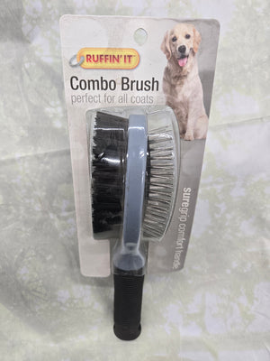 Pin & Bristle Brush Combo for Small Animals