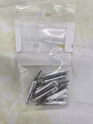 Cylinder Drop Shot Weights 3/16 oz